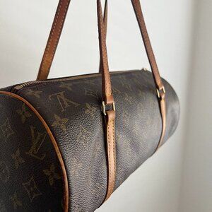 Louis Vuitton Vintage Monogram Canvas & Leather Papillon bag 26